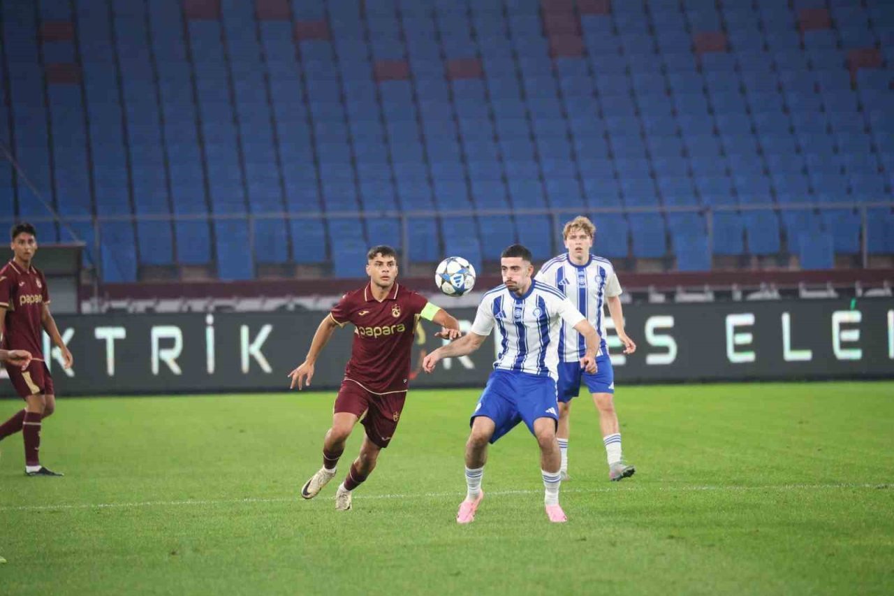 Trabzonspor U19 takımı, UEFA Gençlik Ligi 2. Eleme Turu’nda sahasında