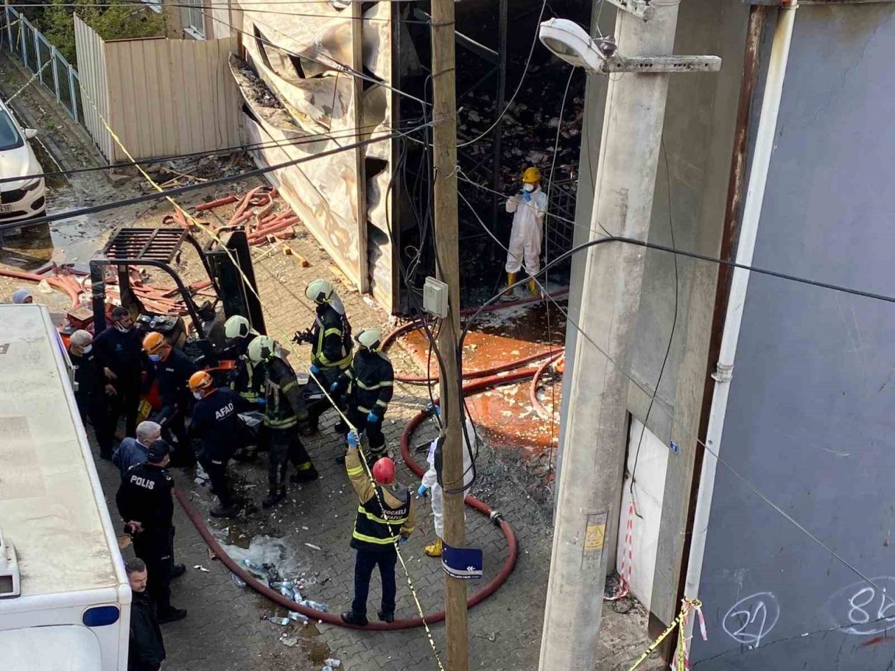 Kocaeli’nin Dilovası ilçesinde parfüm dolum tesisinde çıkan yangında hayatını kaybeden