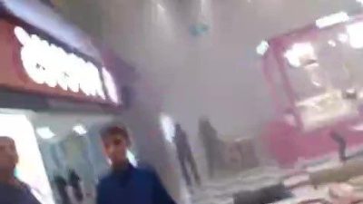 Zonguldak’ta Esas 67 Burda Alışveriş Merkezi’nin (AVM) yemek katındaki bir