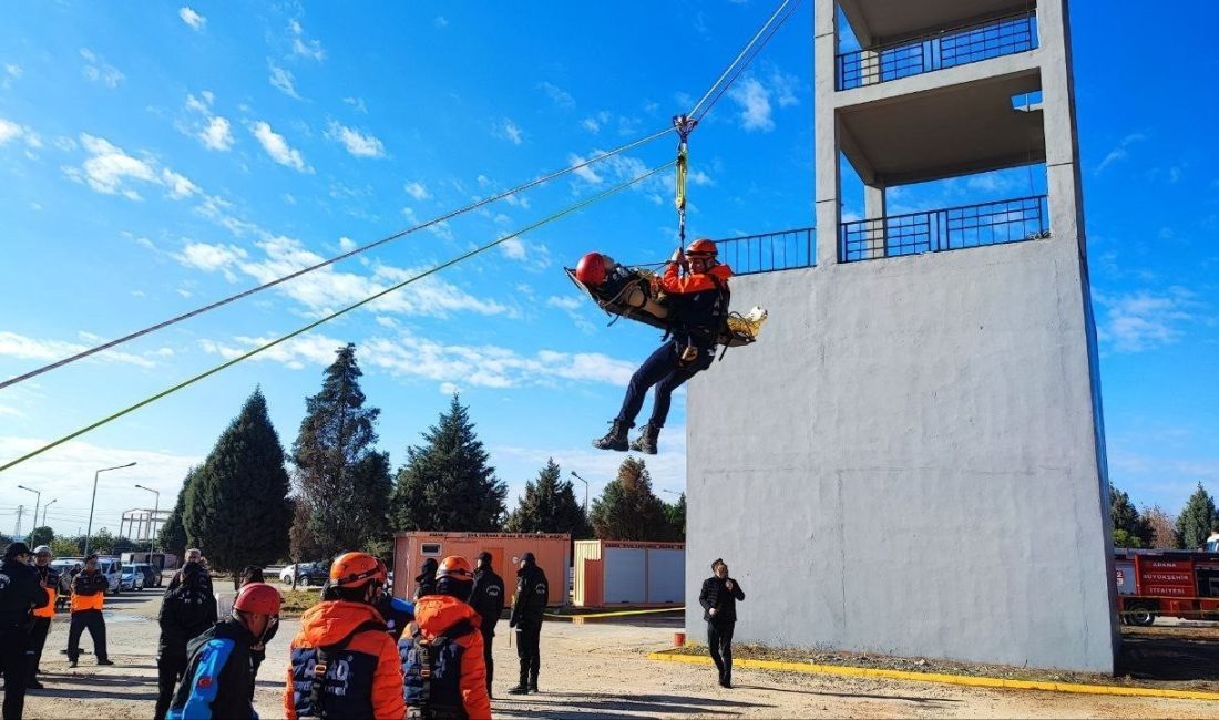 Adana’da AFAD koordinasyonunda 10 kurumdan 175 personelin katılımıyla deprem tatbikatı