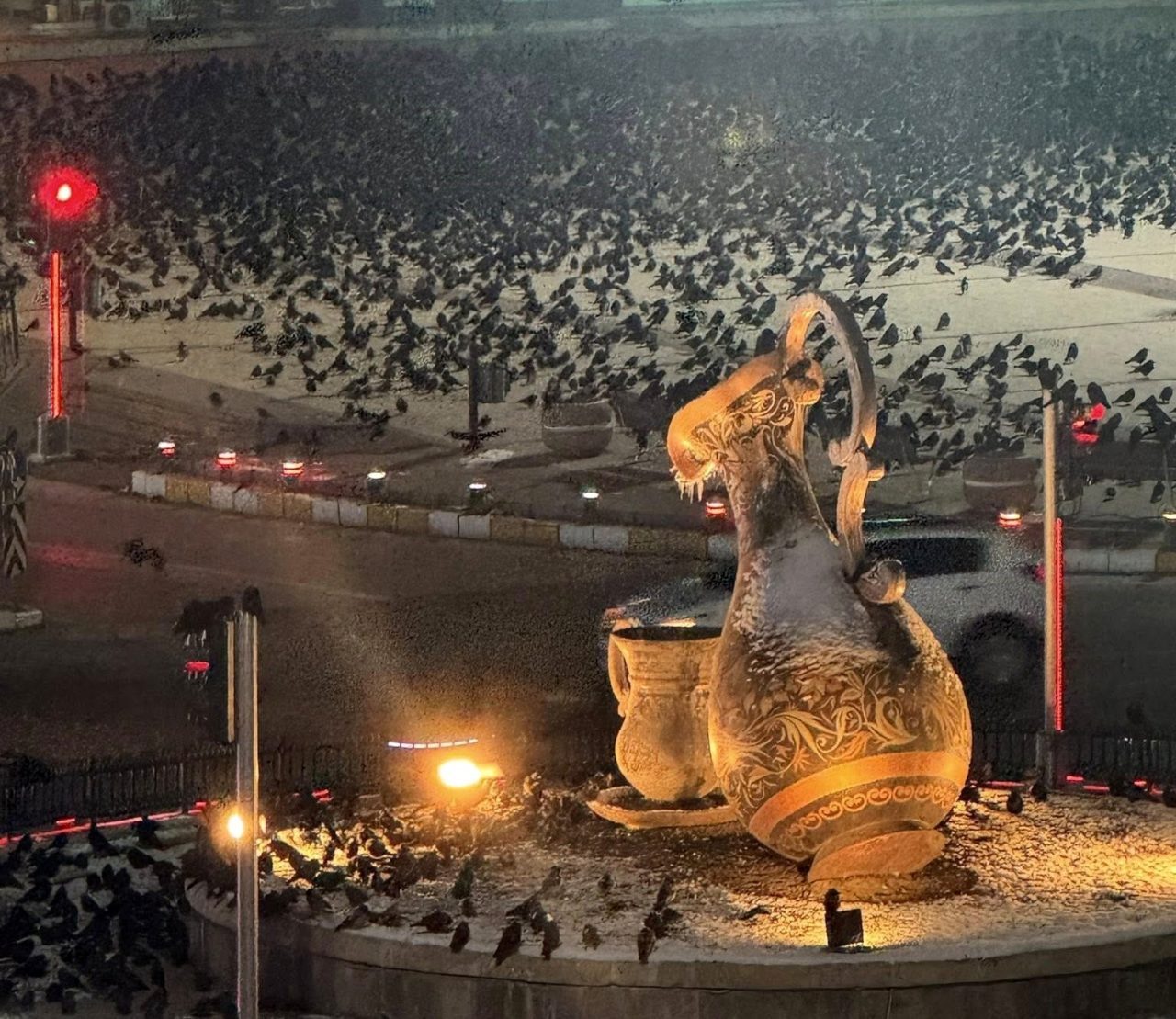 Erzincan’da kış aylarında özellikle akşam saatlerinde kent merkezine akın eden