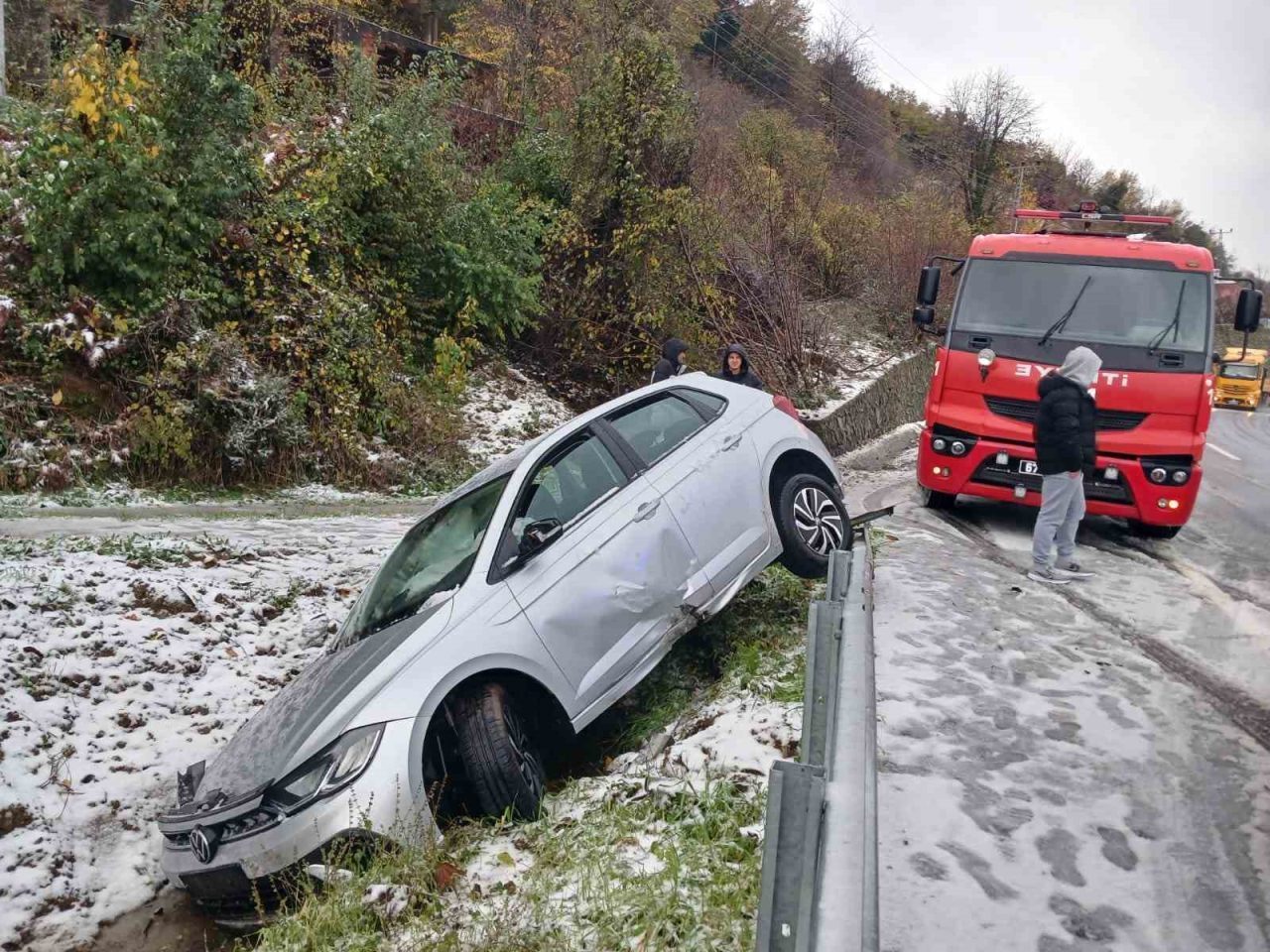 Zonguldak’ın Alaplı ilçesi ile Akçakoca yolu üzerinde bulunan Güzelyalı Köyü