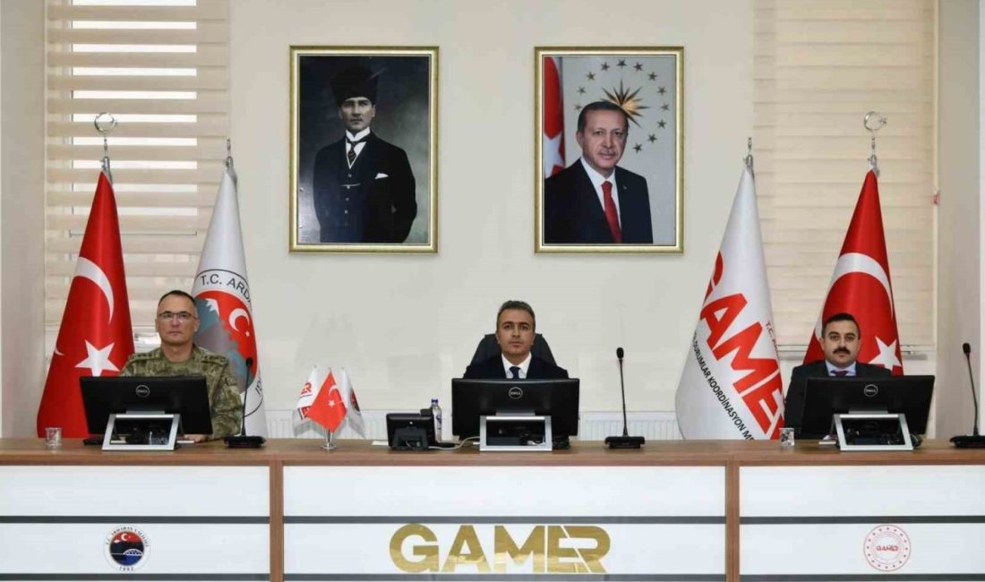 Ardahan’da düzenlenen İl Güvenlik ve Asayiş Koordinasyon Toplantısı’nda yapılan çalışmalarla