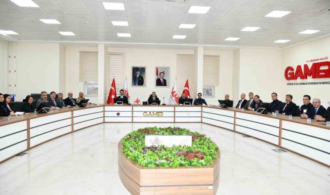 Ardahan İl İdare Şube Başkanları Toplantısı, Ardahan Valisi Hayrettin Çiçek