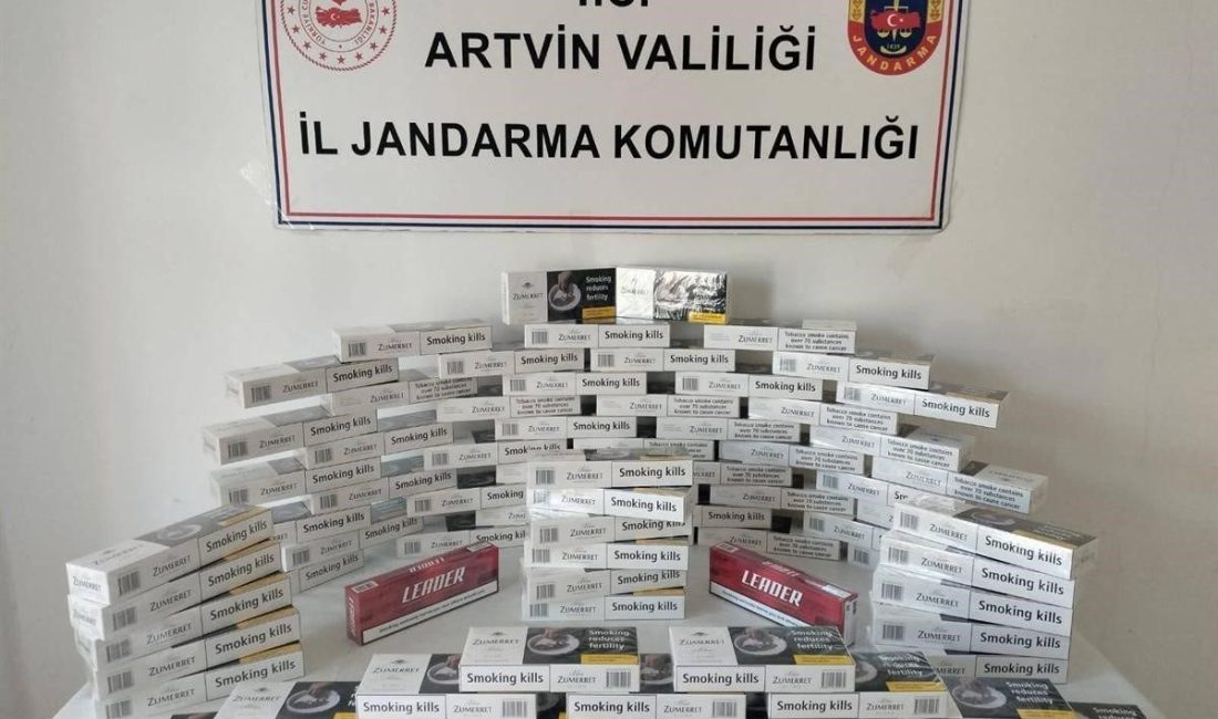 Artvin İl Jandarma Komutanlığı, Kasım ayında gerçekleştirdiği operasyonlarda piyasa değeri