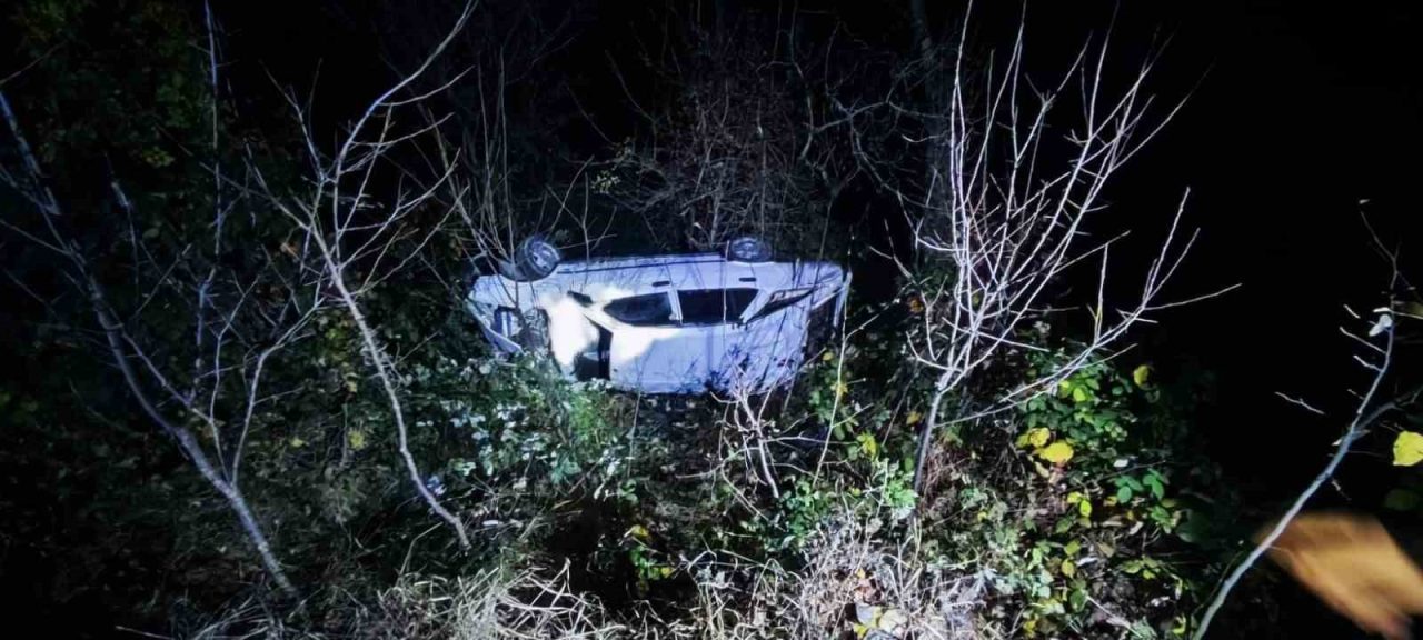 Artvin’in Ardanuç ilçesinde bir otomobilin uçuruma yuvarlandığı kazada 4 kişi