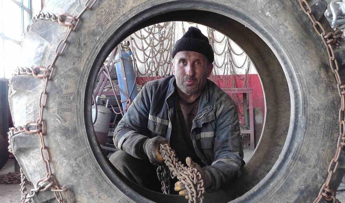 Erzurum’un Oltu ilçesinde egzoz ustası olan Salih Çelik, atıl durumdaki