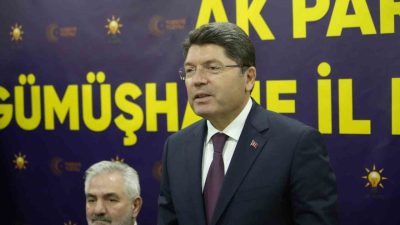 Adalet Bakanı Yılmaz Tunç, Gümüşhane’de temasları kapsamında ülke gündemine dair