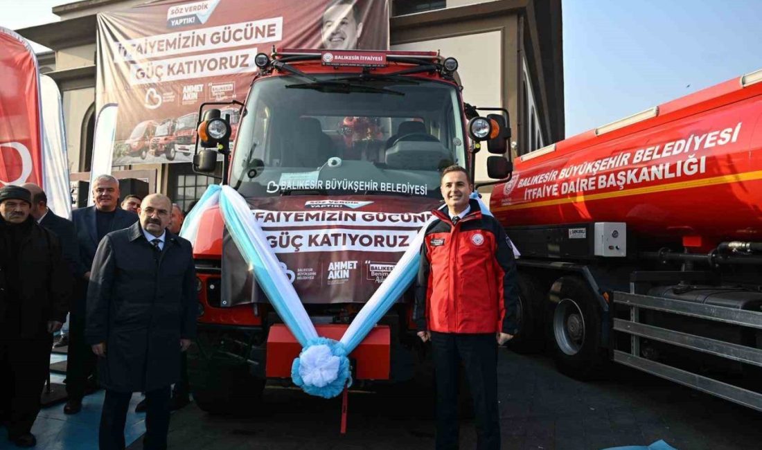 Balıkesir’i afetlere karşı daha güçlü hale getirmek için itfaiye teşkilatına