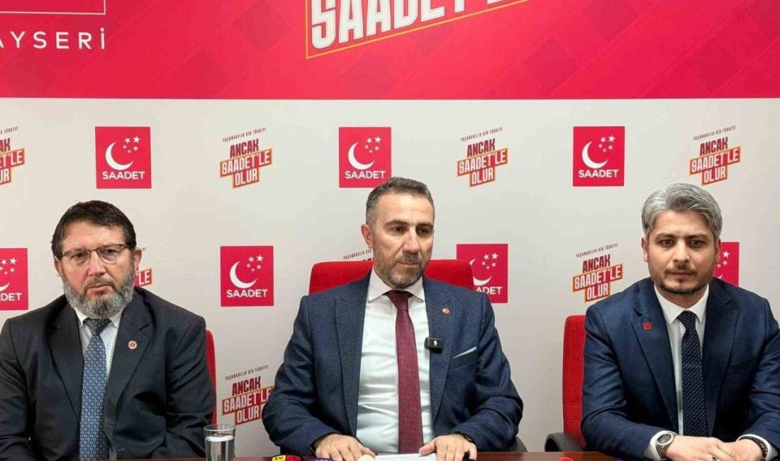 Saadet Partisi Kayseri İl Başkanı Erdal Altun; yaptığı basın açıklamasında