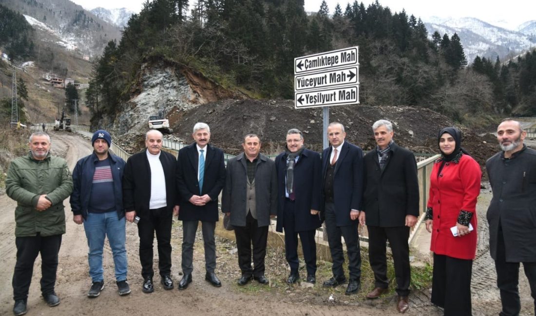 Trabzon Büyükşehir Belediye Başkanı Ahmet Metin Genç, Trabzon’un Araklı ilçesinde