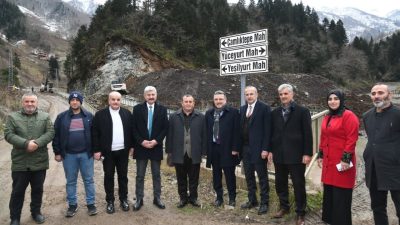 Trabzon Büyükşehir Belediye Başkanı Ahmet Metin Genç, Trabzon’un Araklı ilçesinde