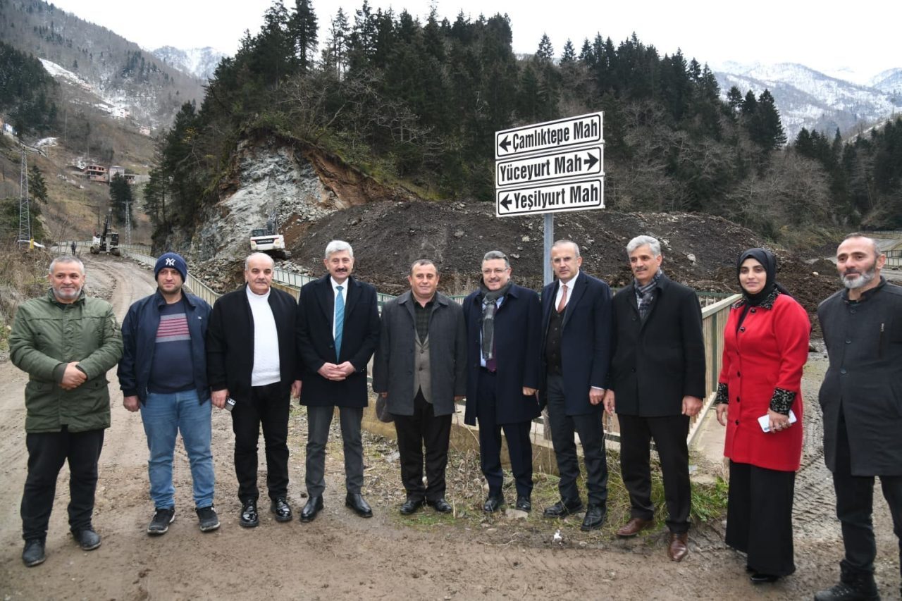 Trabzon Büyükşehir Belediye Başkanı Ahmet Metin Genç, Trabzon’un Araklı ilçesinde
