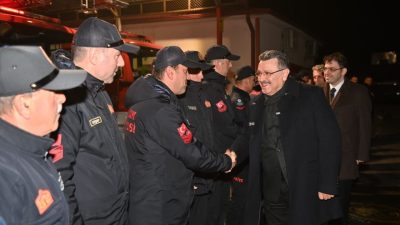 Trabzon Büyükşehir Belediye Başkanı Ahmet Metin Genç, yılbaşında görev yapan