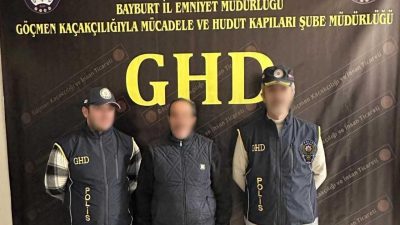 Bayburt’ta Göçmen Kaçakçılığıyla Mücadele ve Hudut Kapıları Şube Müdürlüğü ekiplerince