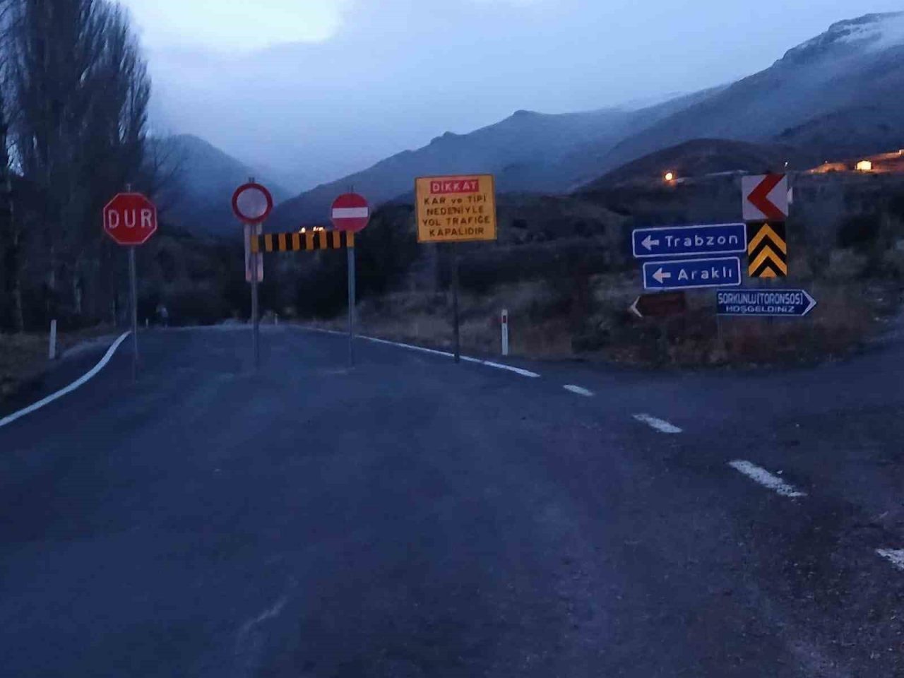 Yüksek kesimlerde etkili olan yoğun kar yağışı ve olumsuz kış