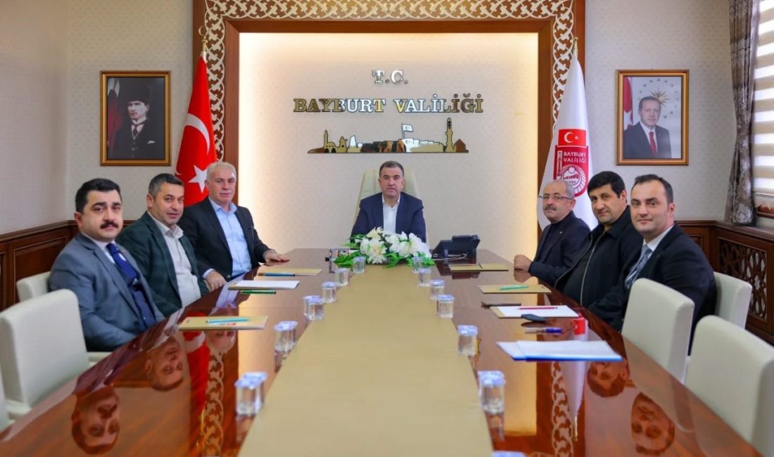 Bayburt Valisi Mustafa Eldivan başkanlığında Doğal Taş Fabrikası yönetim kurulu