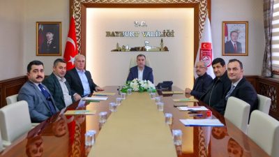 Bayburt Valisi Mustafa Eldivan başkanlığında Doğal Taş Fabrikası yönetim kurulu