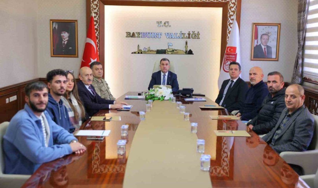 Bayburt Valisi Mustafa Eldivan’ın başkanlığında Kasım 2025 Asayiş ve Bilgilendirme
