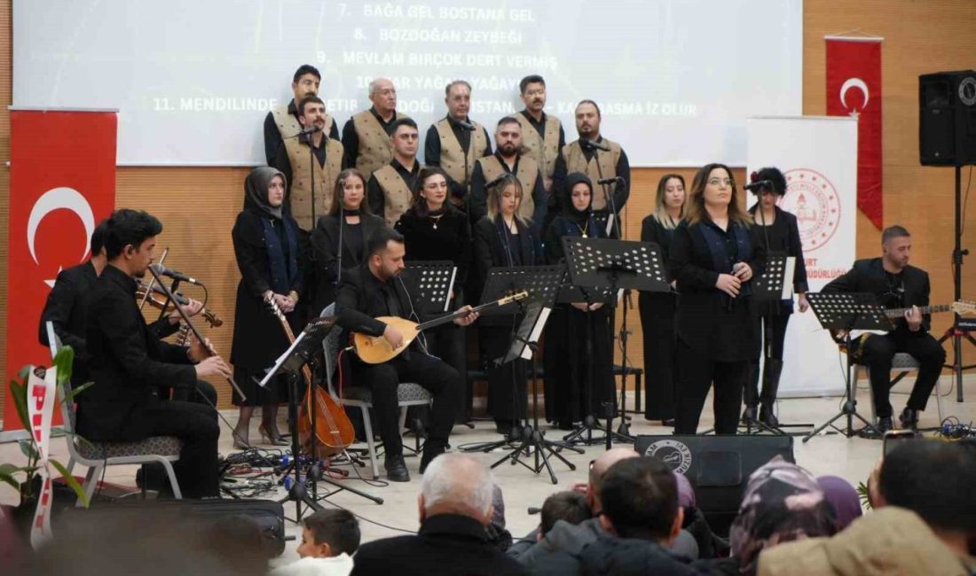 Bayburt İl Milli Eğitim Müdürlüğü tarafından düzenlenen konserde, kentte farklı