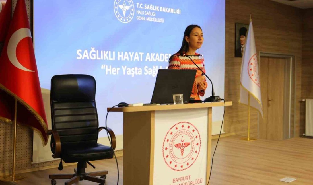 Bayburt’ta Sağlıklı Hayat Akademisi (SAHA) eğitimleri devam ediyor. Her yaşa