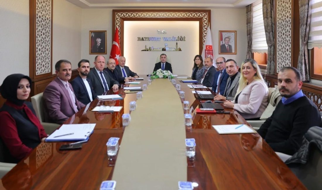 Bayburt Valisi Mustafa Eldivan başkanlığında İl Tanıtım ve Geliştirme Kurulu