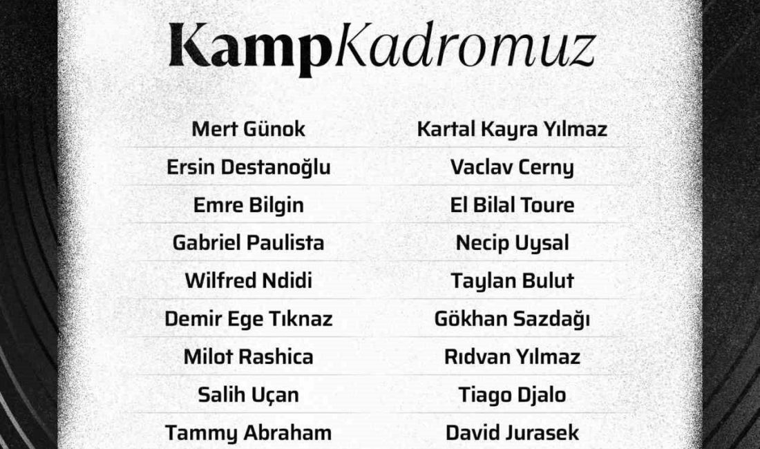 Beşiktaş’ın, Trendyol Süper Lig’in 16. haftasında yarın deplasmanda oynayacağı Trabzonspor