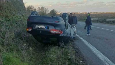 Zonguldak’ın Çaycuma ilçesinin Gökçeler-Sefercik kara yolunda meydana gelen trafik kazasında