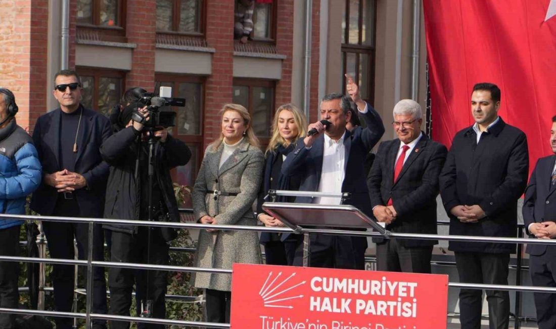 CHP Genel Başkanı Özgür Özel’in Edirne mitinginde Yunanistan ve Bulgaristan’ın