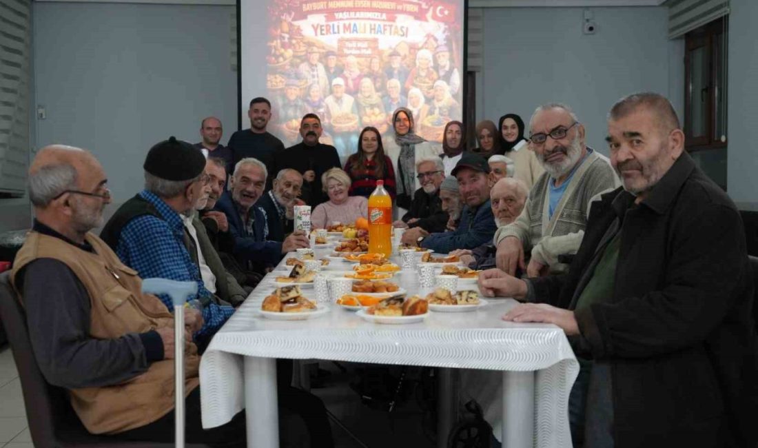 Yerli Malı Haftası dolayısıyla Bayburt Memnune Evsen Huzurevi Yaşlı Bakım
