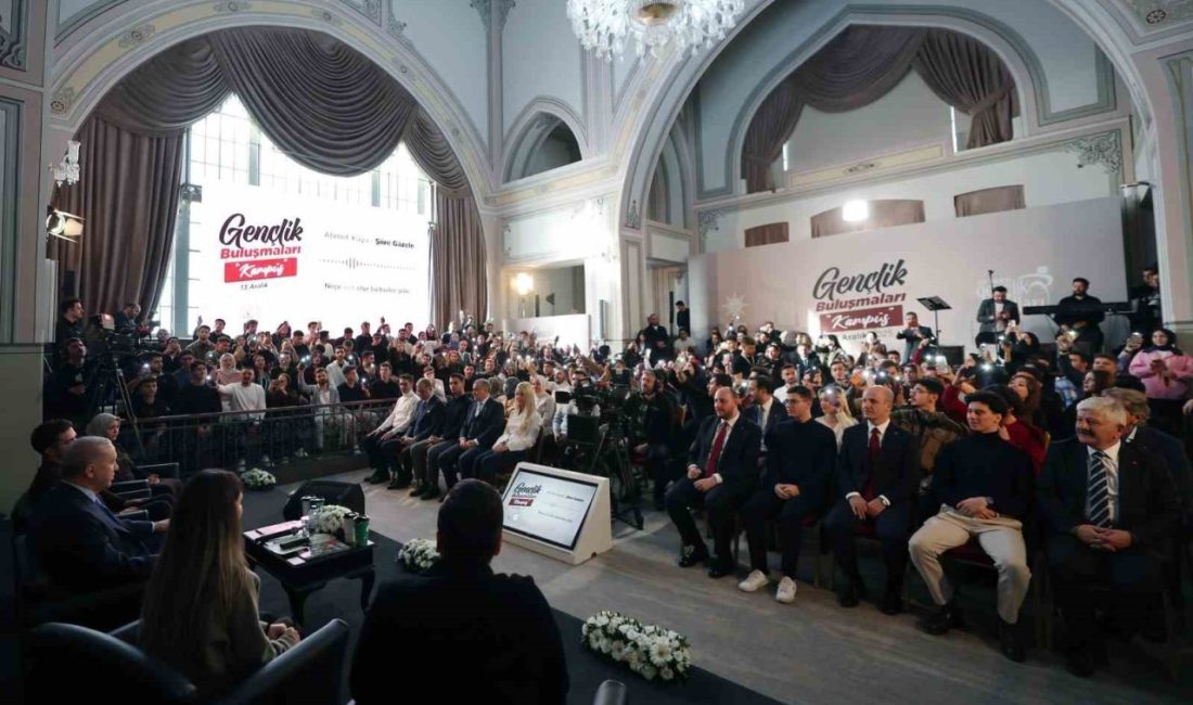 İstanbul’da gençlerle bir araya gelen Cumhurbaşkanı Recep Tayyip Erdoğan, “Mağaralar