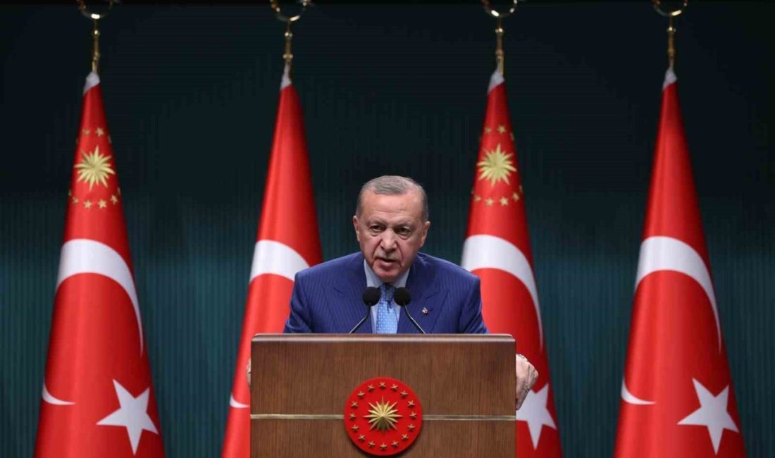 Cumhurbaşkanı Recep Tayyip Erdoğan, “Dünyada merkezinde bölgemizin olduğu sancılı bir