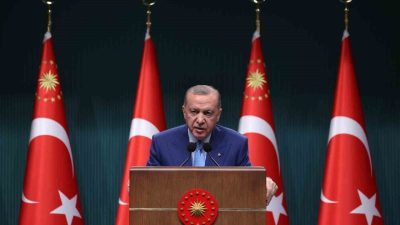 Cumhurbaşkanı Recep Tayyip Erdoğan, “Dünyada merkezinde bölgemizin olduğu sancılı bir