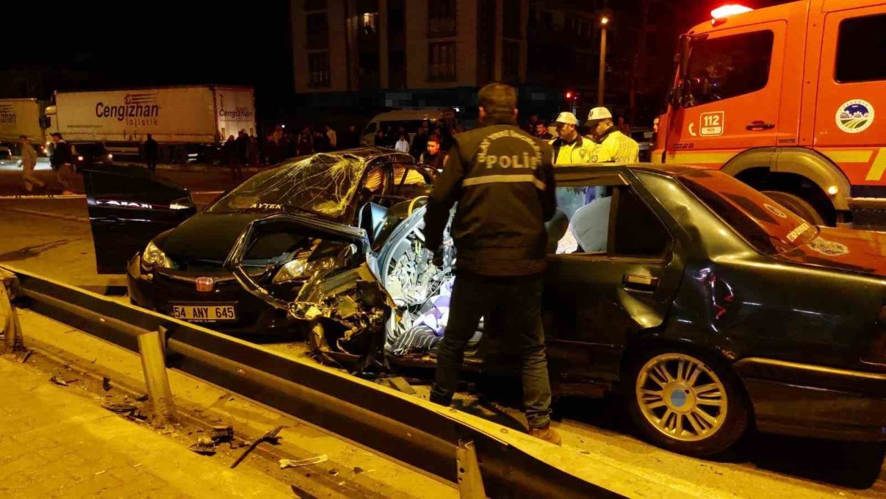 Sakarya’nın Hendek ilçesinde iki gün önce meydana gelen trafik kazasında