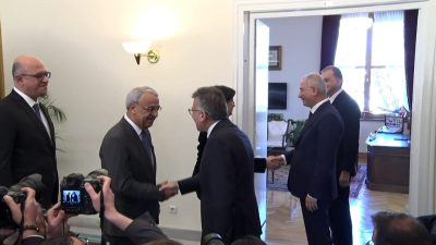 DEM Parti heyeti, AK Parti Grubu’nu ziyaret etti. DEM Parti,