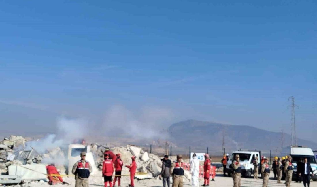 Denizli’de gerçekleştirilecek yerel düzey masabaşı ve saha tatbikatında 5.6 büyüklüğündeki