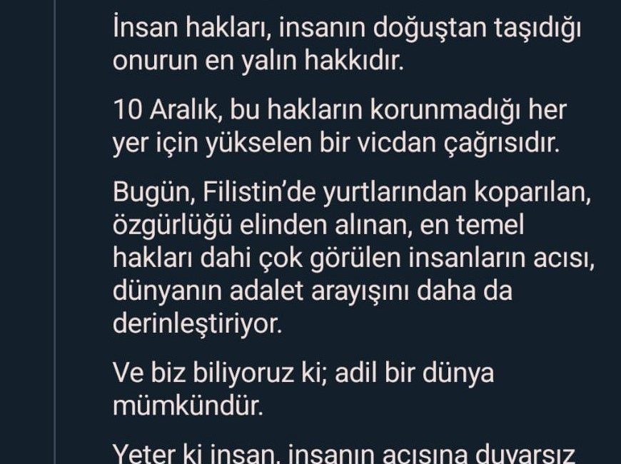 Cumhurbaşkanı Recep Tayyip Erdoğan’ın eşi Emine Erdoğan, “Bugün Filistin’de yurtlarından