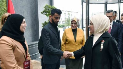 Cumhurbaşkanı Recep Tayyip Erdoğan’ın eşi Emine Erdoğan, “Şehit olan Filistinli