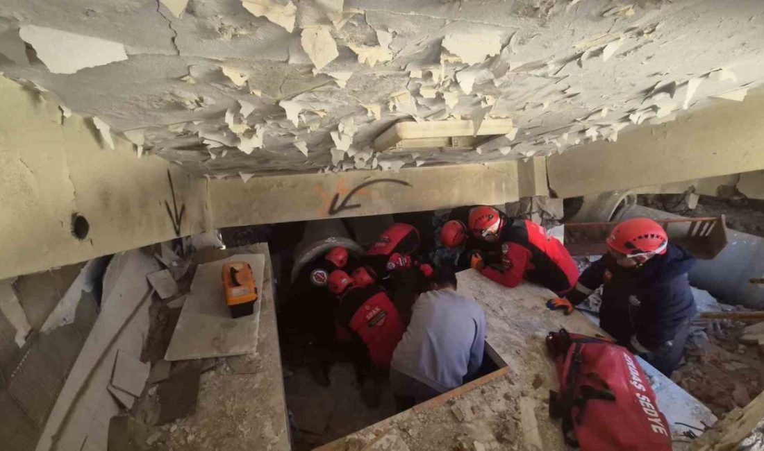 Tekirdağ’da arama kurtarma birimi, muhtemel bir deprem ve afet senaryosuna