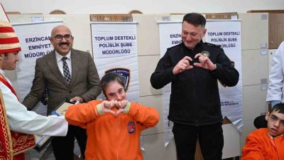 Erzincan Emniyet Müdürlüğü, Dünya Engelliler Günü kapsamında özel gereksinimli çocuklara