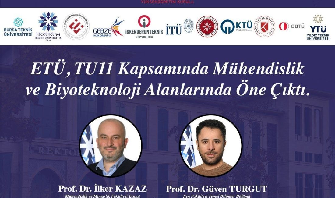 Teknik Üniversiteler Birliği (TU11) tarafından yürütülen BAP İş Birliği Araştırma