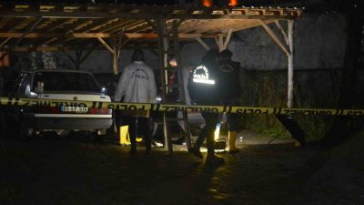 Ordu’nun Ünye ilçesinde bir evin otoparkına el yapımı patlayıcı madde