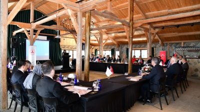 Giresun’da düzenlenen Düzensiz Göçle Mücadele Koordinasyon toplantısında Karadeniz Bölgesi illerinde