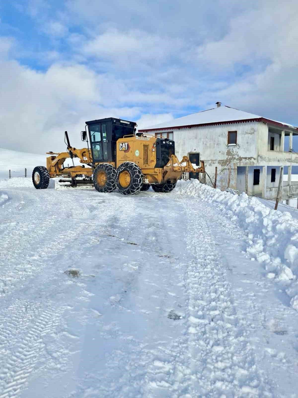 Giresun genelinde etkili olan kar yağışı, özellikle yüksek rakımlı ilçelerde