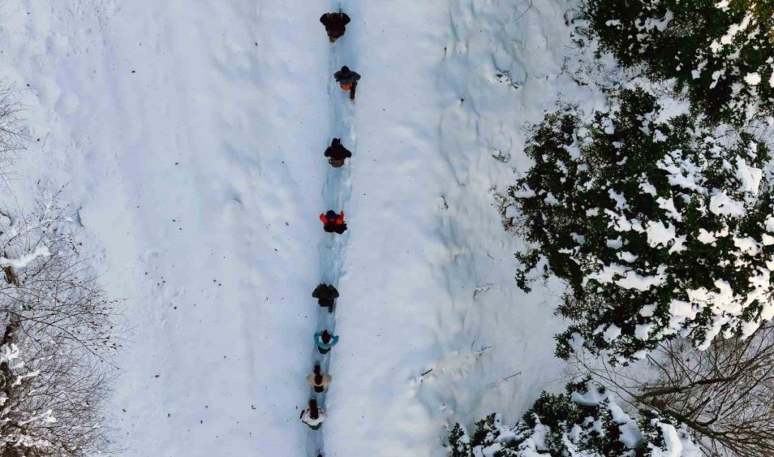 Gümüşhane’de şehrin gürültüsünden ve boğucu havasından uzaklaşmak isteyen 22 doğasever,