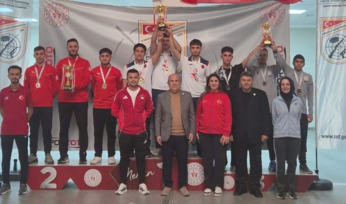 Mersin’in Erdemli ilçesinde gerçekleştirilen Havalı Silahlar Avrupa Şampiyonası Millî Takım