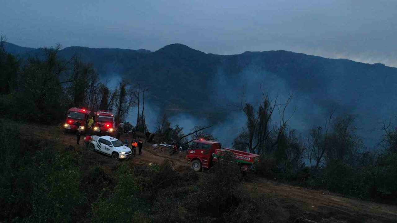Artvin’in Hopa ilçesi Yoldere ve Başoba köyleri arasında çıkan ve