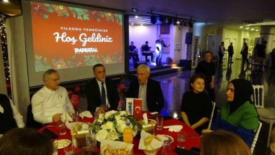 Özel İmperial Hastanesi tarafından geleneksel olarak düzenlenen yılsonu yemeğinde bir