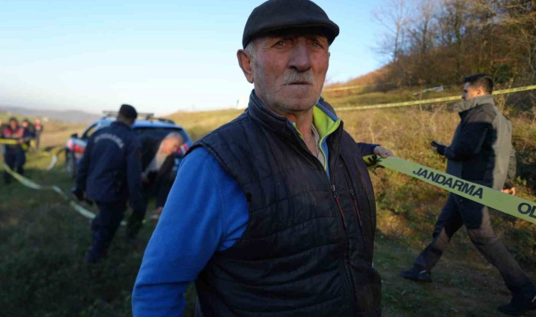 Kocaeli’nin İzmit ilçesinde kırsal alana düşen insansız hava aracı (İHA),