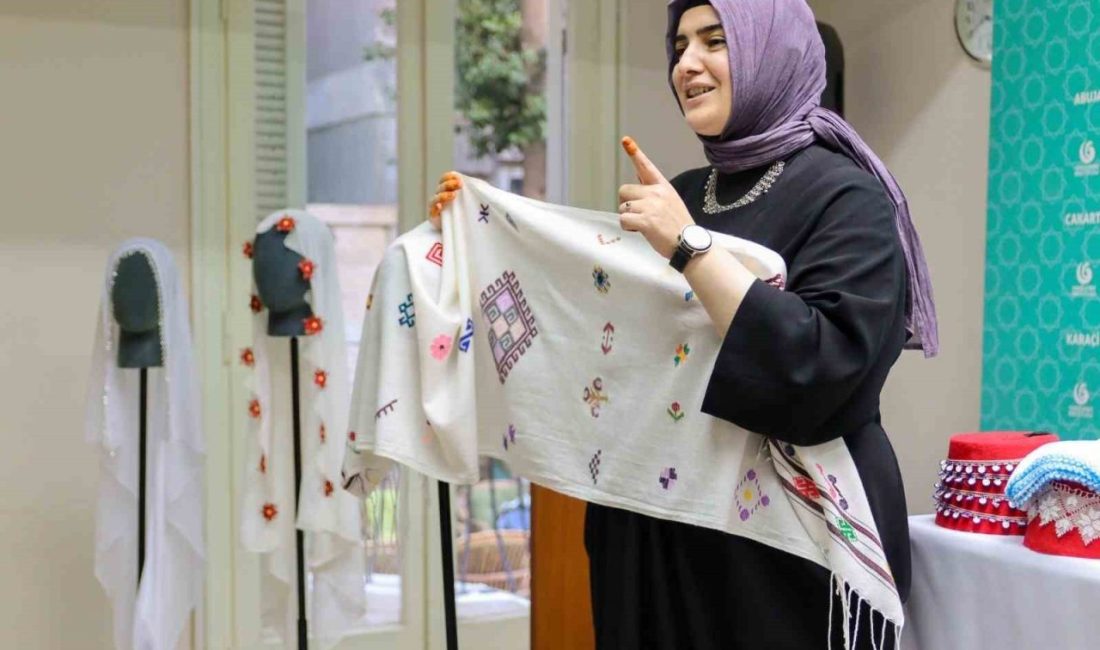 Erzurum’un Olur ilçesine bağlı Ormanağzı Köyü’nde el emeğiyle dokunan geleneksel